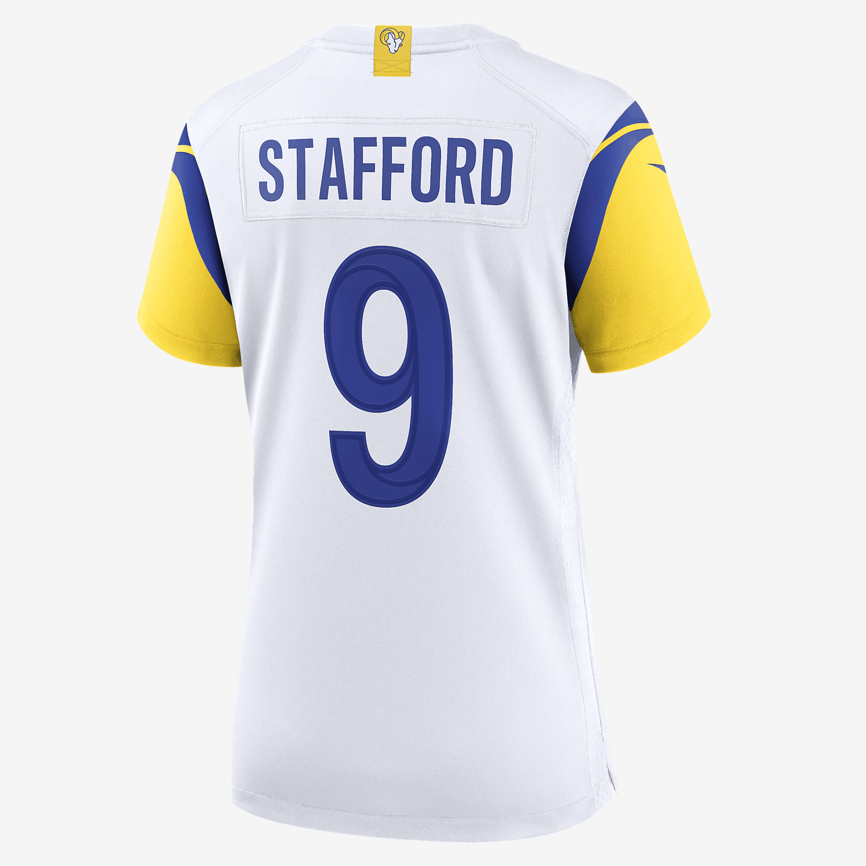 NFL Los Angeles Rams (Matthew Stafford) Women's Game Football Jersey - White