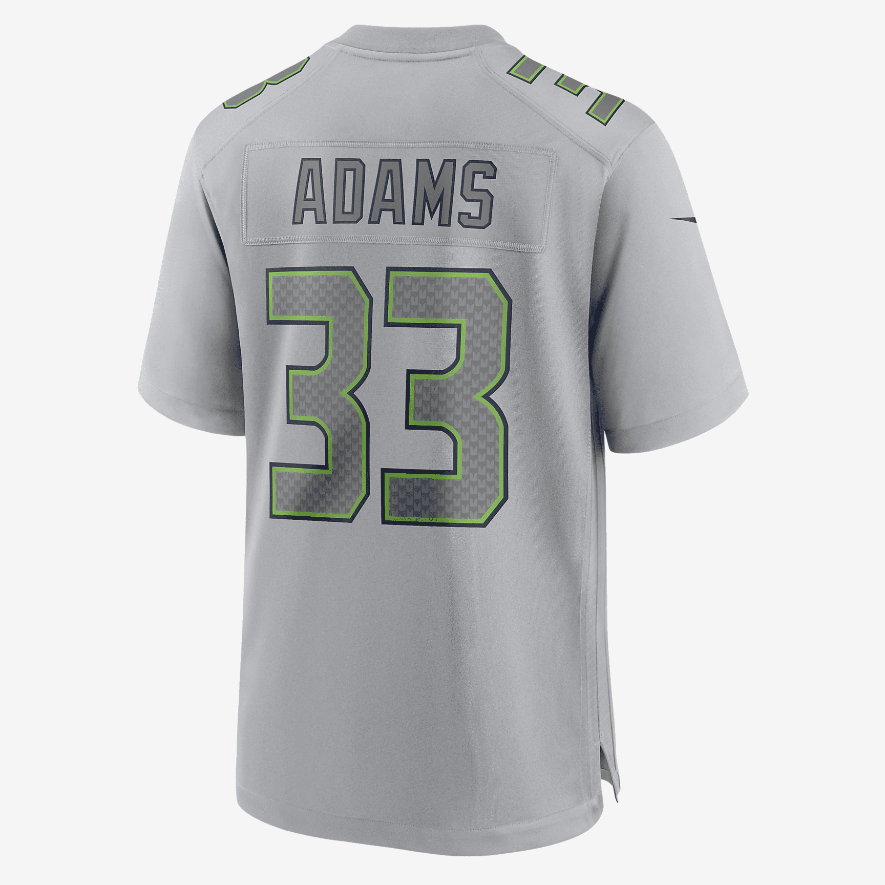 NFL Seattle Seahawks Atmosphere (Jamal Adams) Men's Fashion Football Jersey - Grey