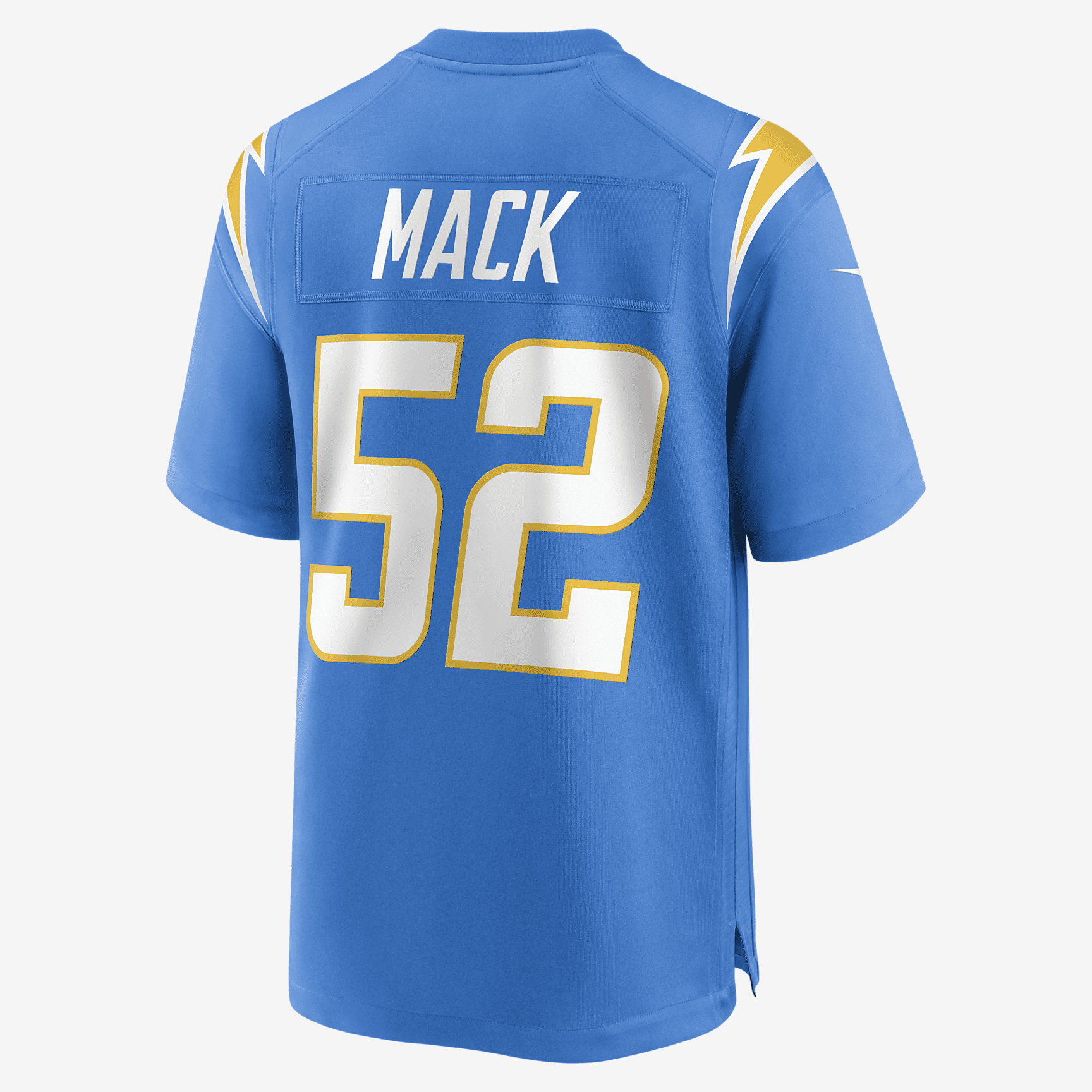 NFL Los Angeles Chargers (Khalil Mack) Men's Game Football Jersey - Powder Blue