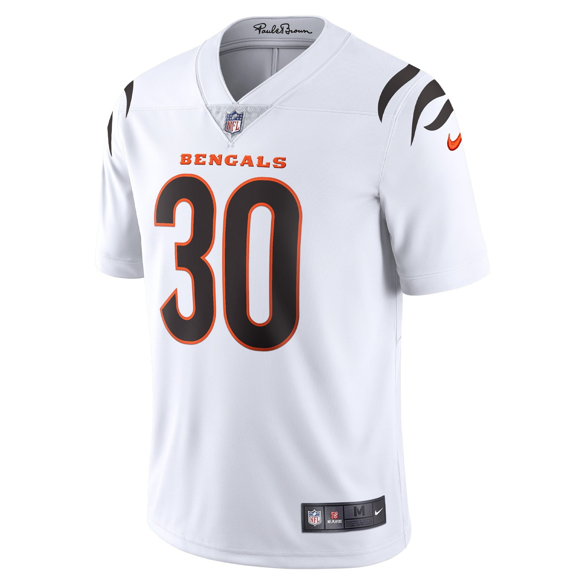 Men's Nike Jessie Bates III White Cincinnati Bengals Vapor Limited Jersey