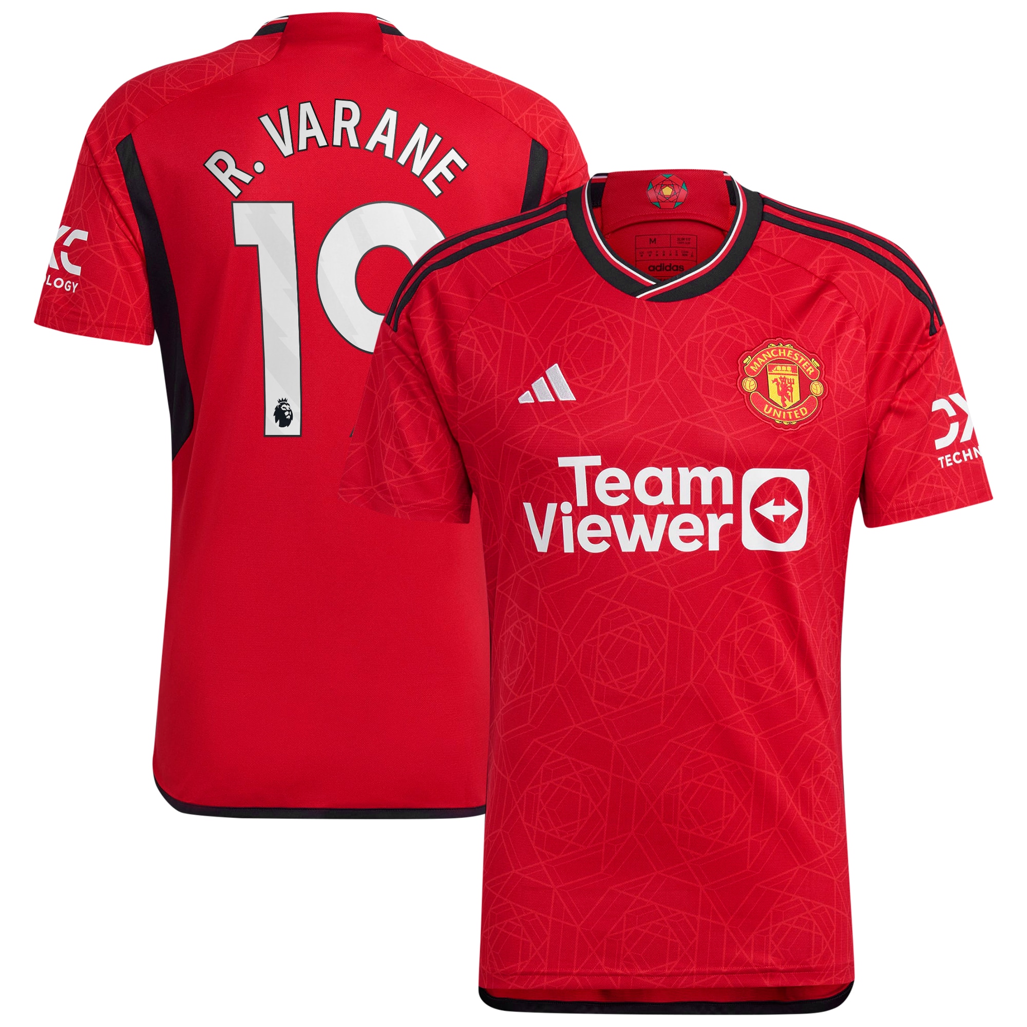 Raphael Varane Manchester United adidas 2023/24 Home Replica Player Jersey - Red