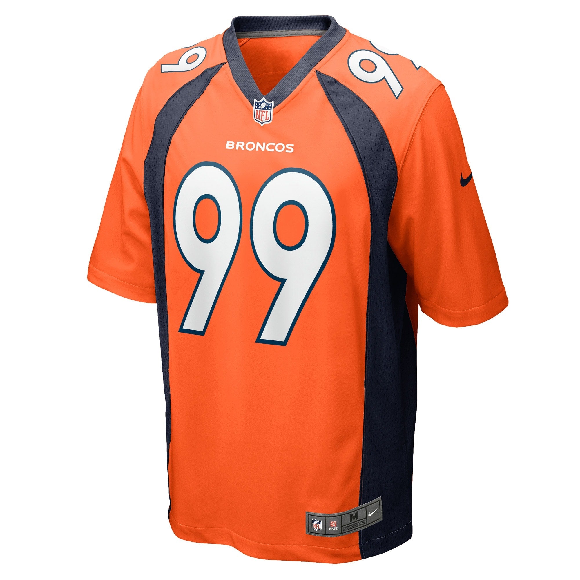 Men's Nike DeShawn Williams Orange Denver Broncos Game Player Jersey