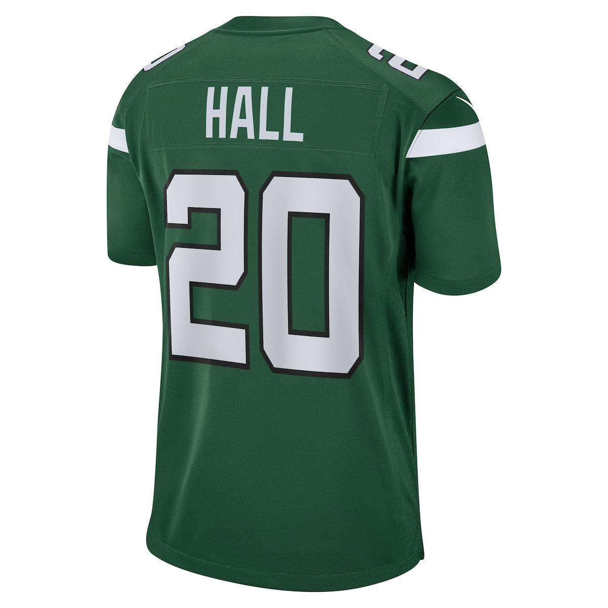 Men's Breece Hall Nike Jets Legacy Game Jersey - Green