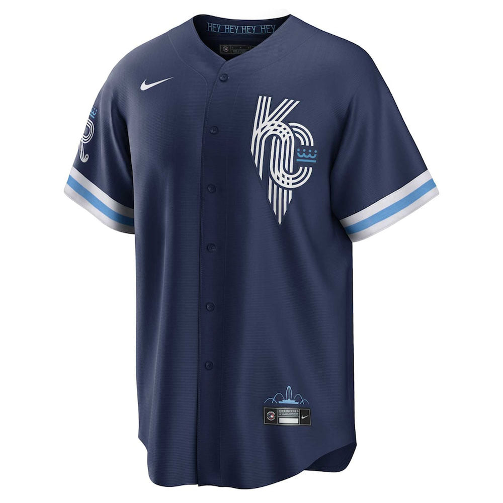 Men's Kansas City Royals Bo Jackson City Connect Replica Jersey - Navy