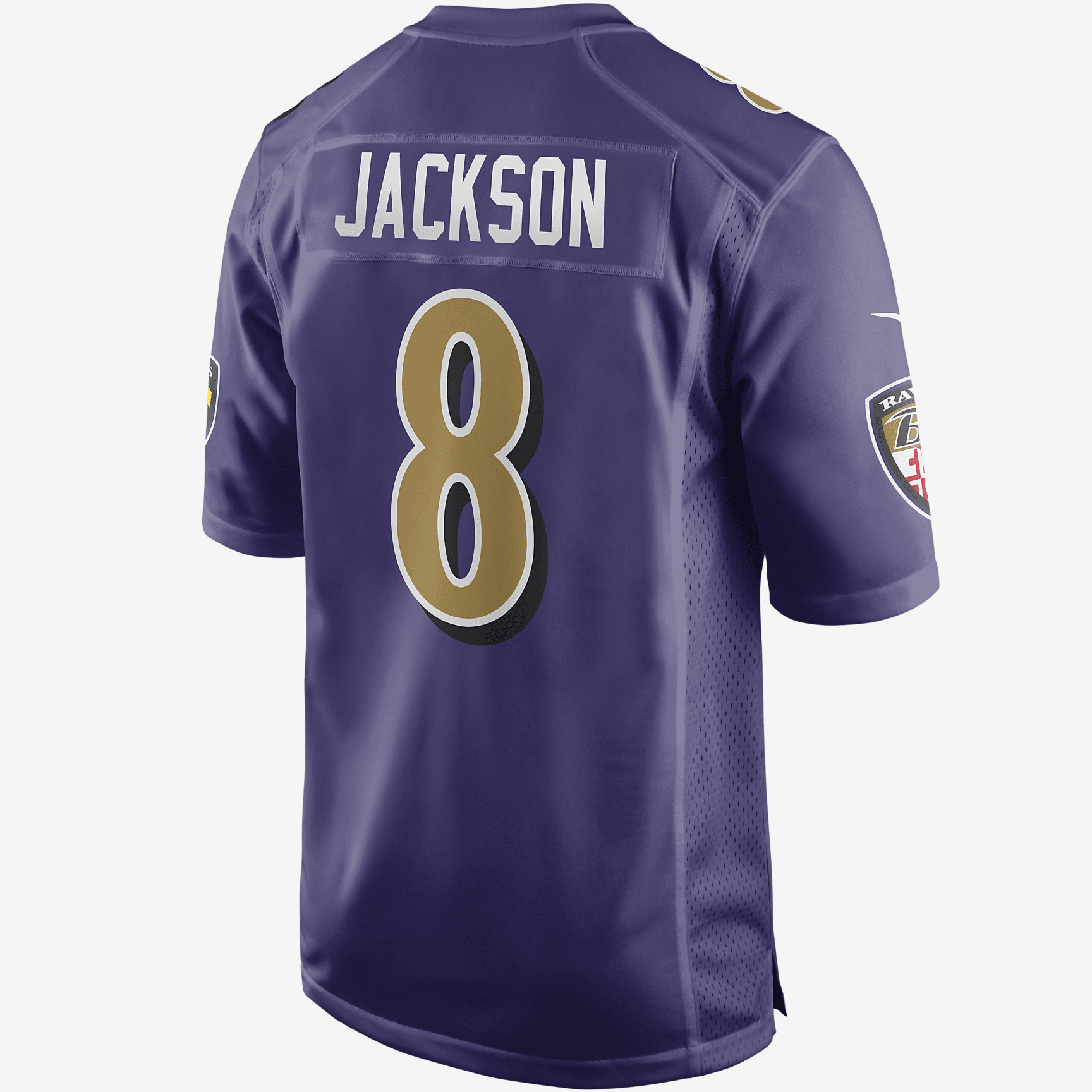NFL Baltimore Ravens (Lamar Jackson) Men's Game Football Jersey - Purple