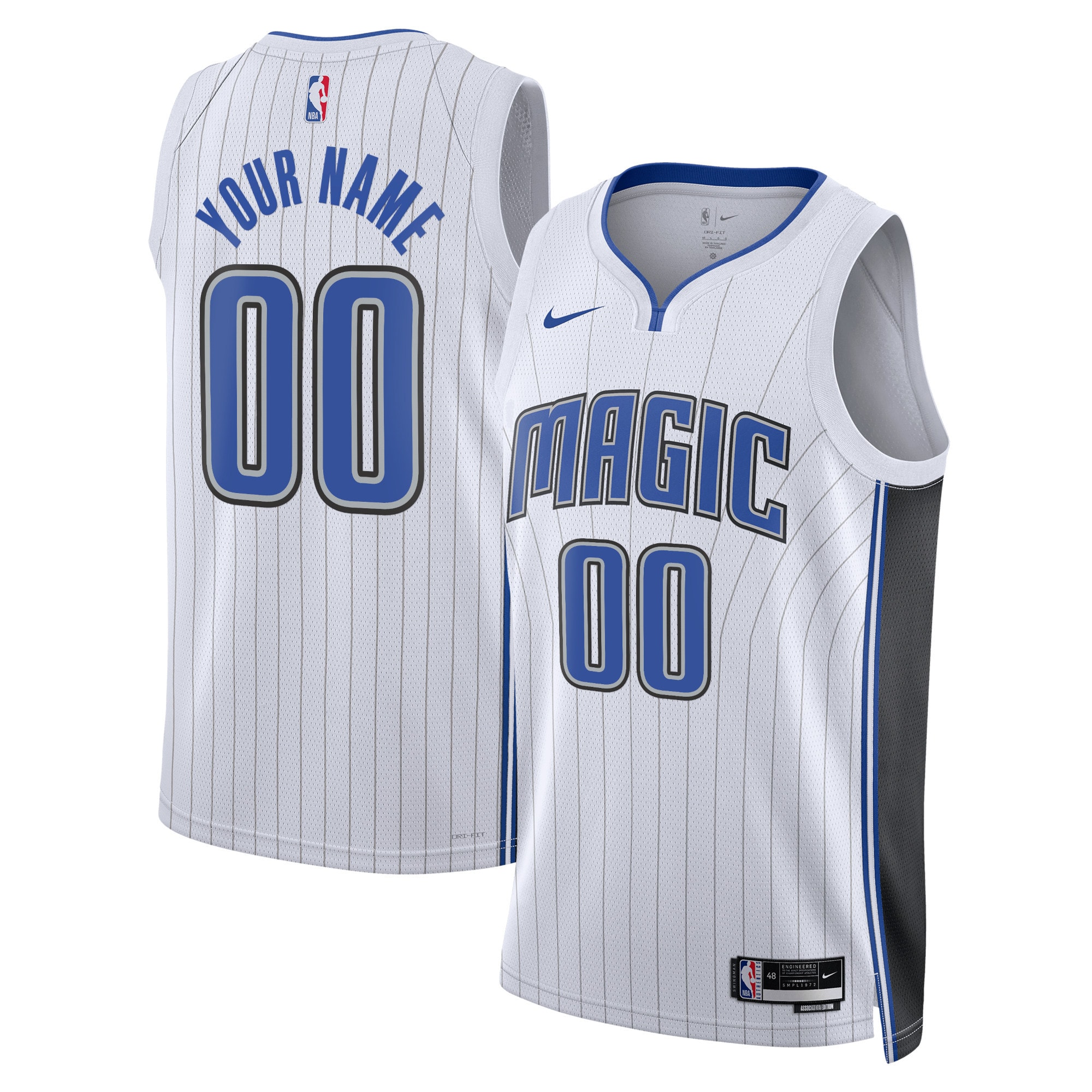 Orlando Magic Nike Unisex Swingman Custom Jersey White - Icon Edition