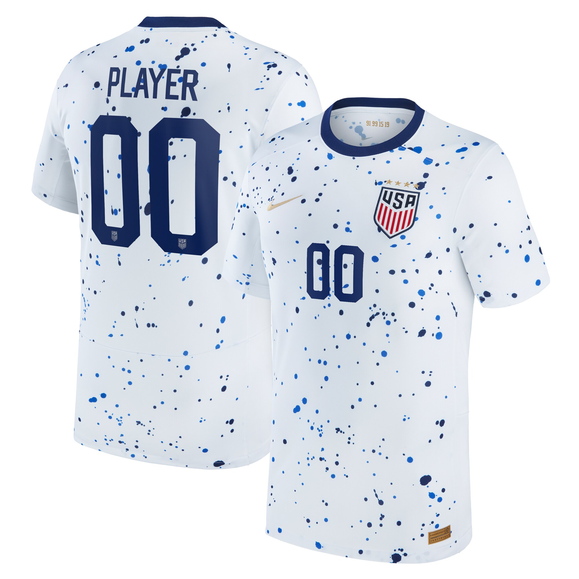 USWNT Nike Youth 2023 Home Pick-A-Player Replica Jersey - White