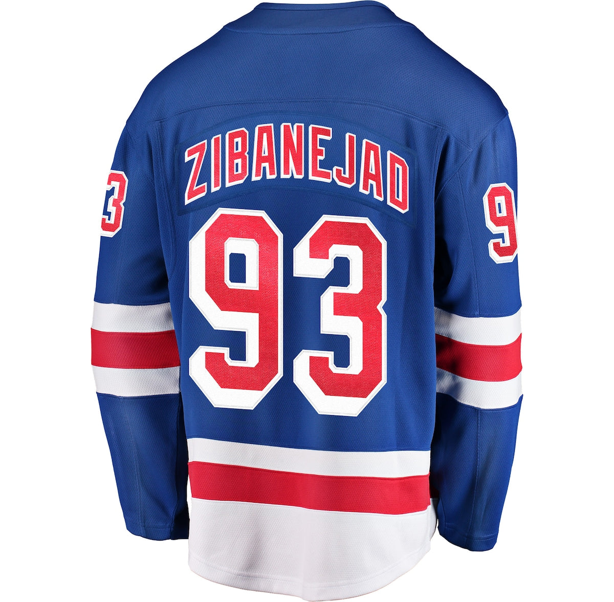 Men's Mika Zibanejad Fanatics Rangers Premier Breakaway Jersey - Blue