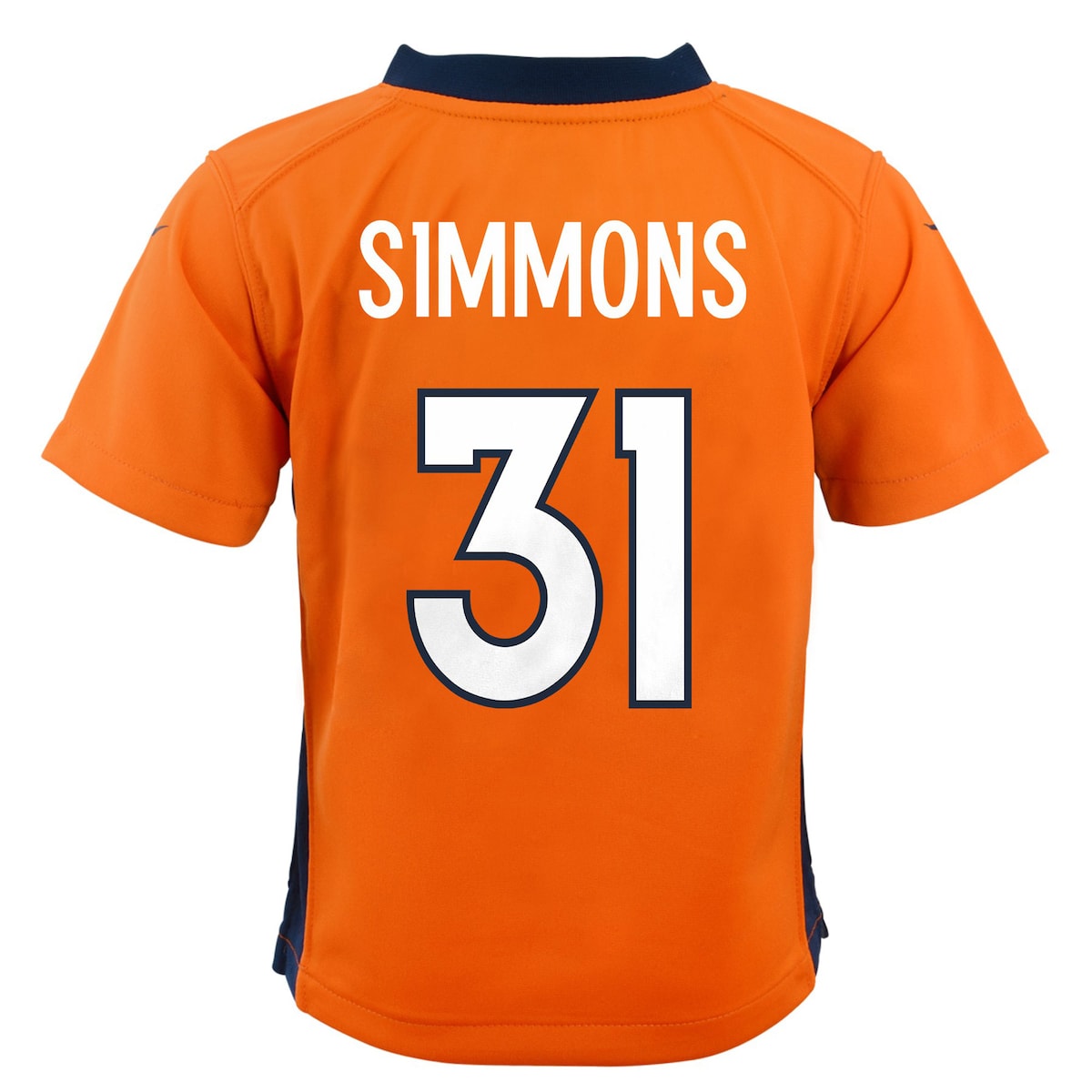 Youth Justin Simmons Nike Broncos Game Jersey - Orange