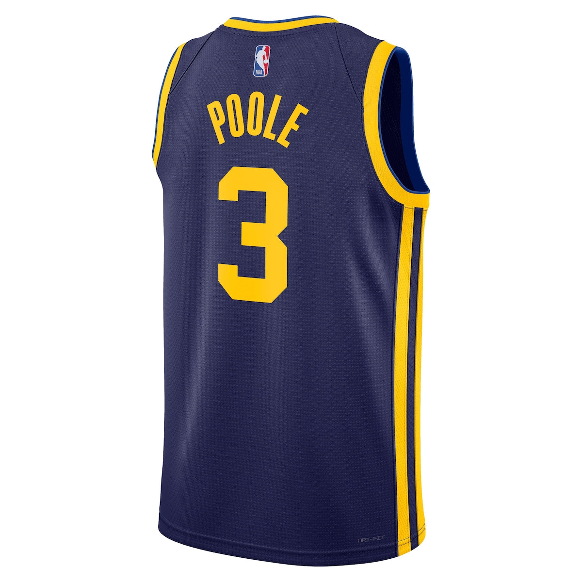 Men's Jordan Poole Jordan Warriors Swingman Jersey Statement Edition - Navy