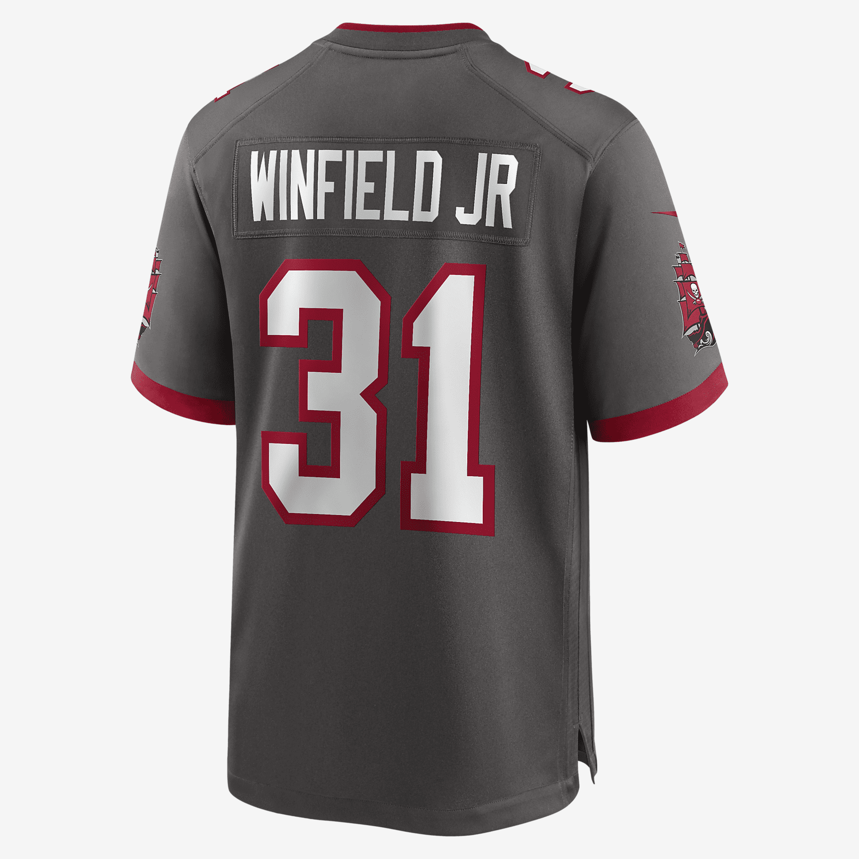 NFL Tampa Bay Buccaneers (Antoine Winfield Jr.) Men's Game Football Jersey - Pewter