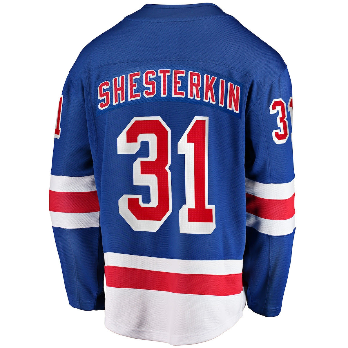 Men's Igor Shesterkin Fanatics Rangers Premier Breakaway Jersey - Blue