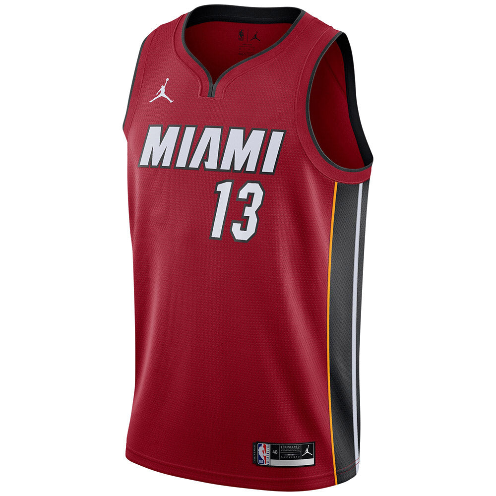 Men's Miami Heat Bam Adebayo Statement Edition Jersey - Red
