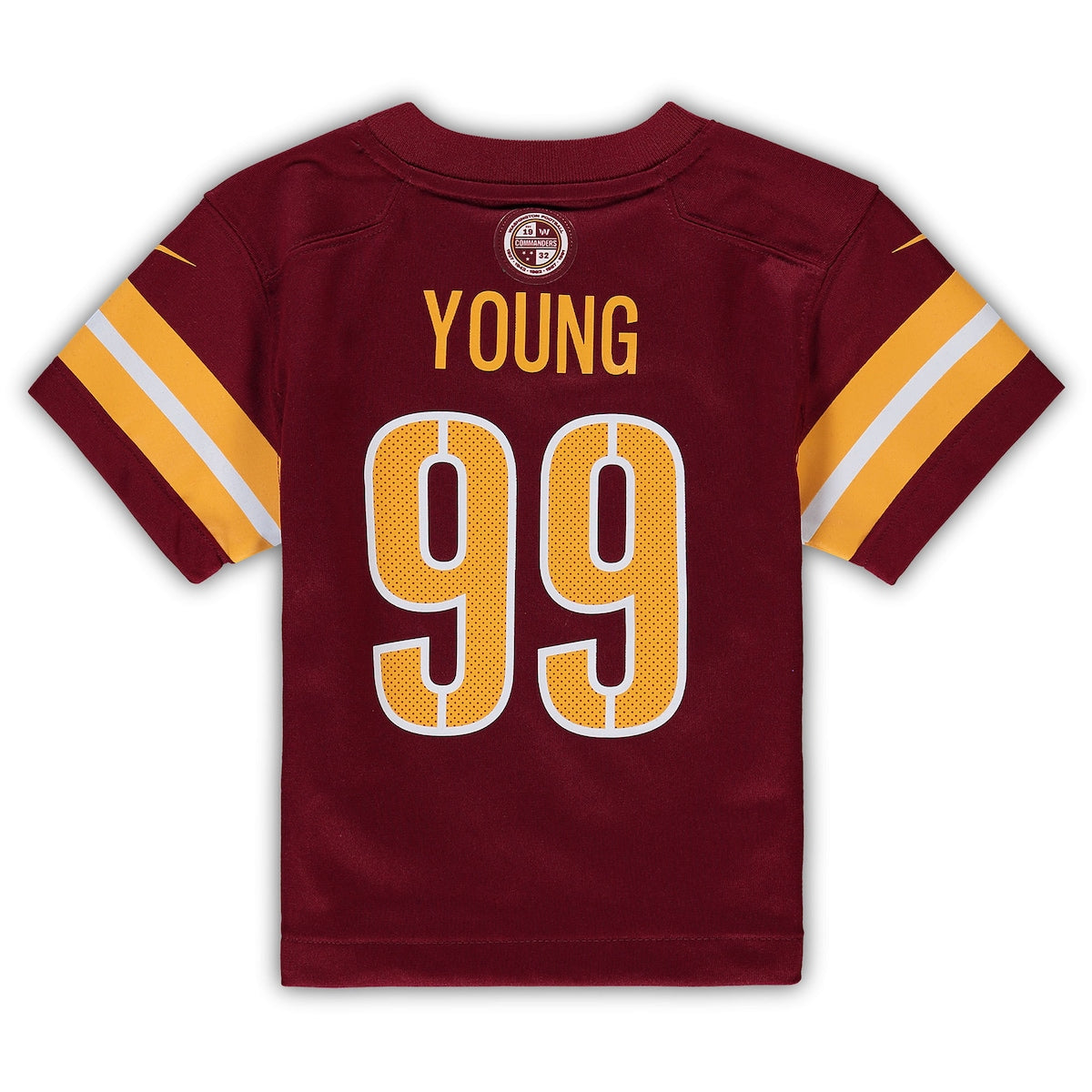 Youth Chase Young Nike Commanders Game Jersey - Maroon