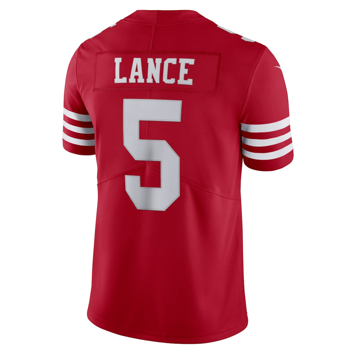 Men's Trey Lance Nike 49ers Alternate Vapor Limited Jersey - Red