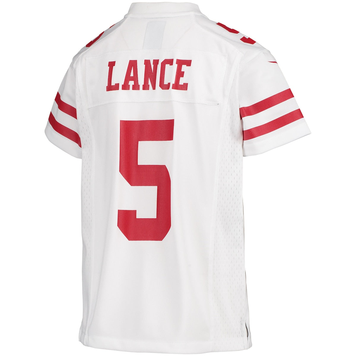 Boys' Grade School Trey Lance Nike 49ers Game Jersey - White