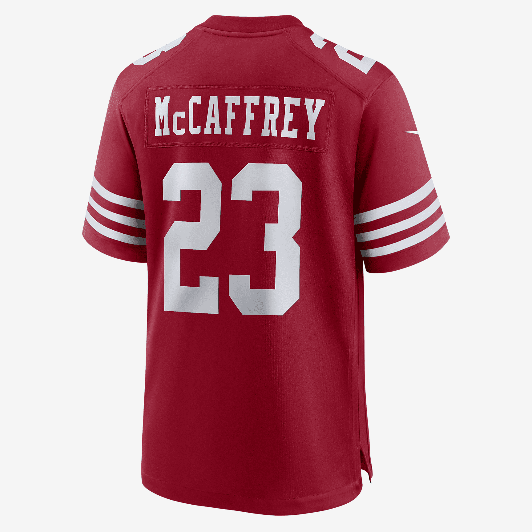 NFL San Francisco 49ers (Christian McCaffrey) Men's Game Football Jersey - Scarlet