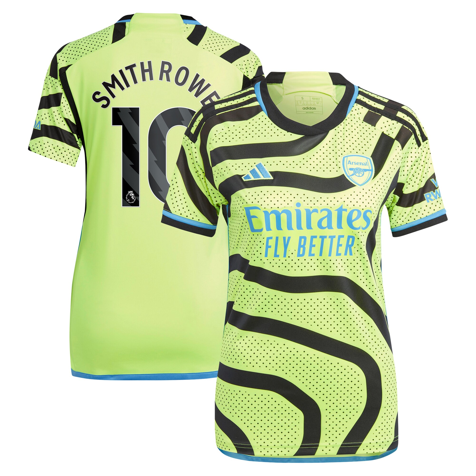 Emile Smith Rowe Arsenal adidas Women's 2023/24 Away Replica Player Jersey - Yellow