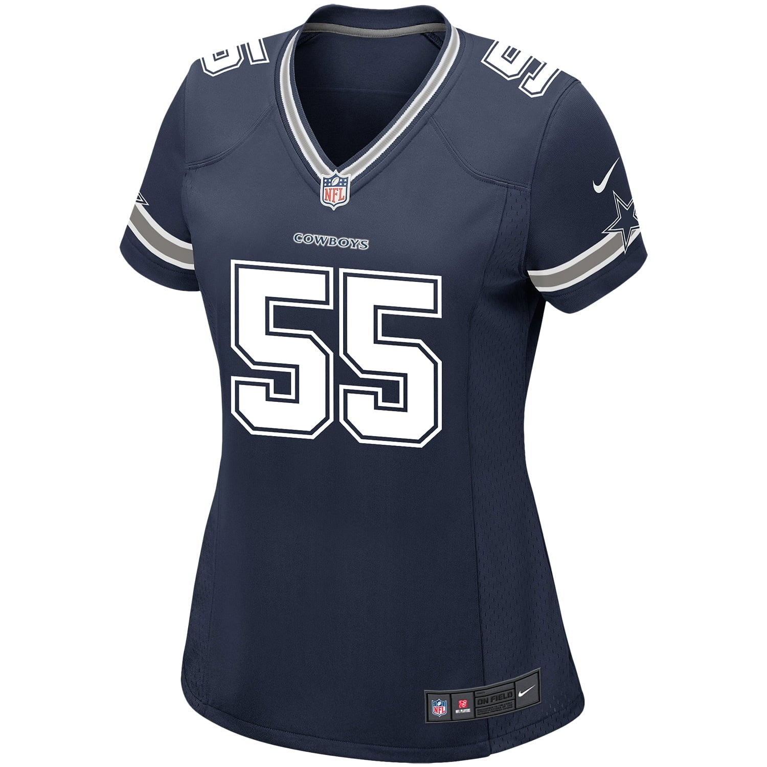 Women's Nike Leighton Vander Esch Navy Dallas Cowboys Game Player Jersey