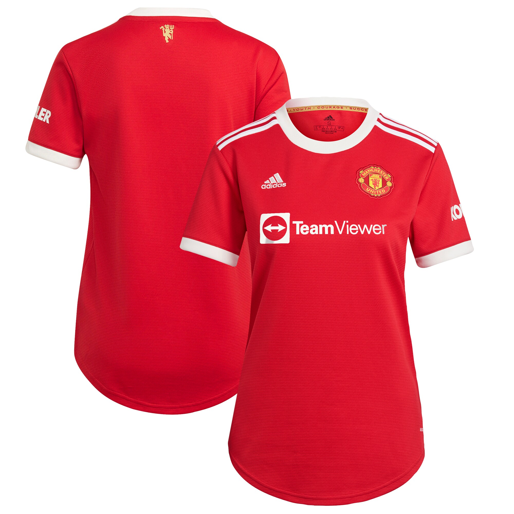 Manchester United adidas Women's 2021/22 Home Replica Jersey - Red