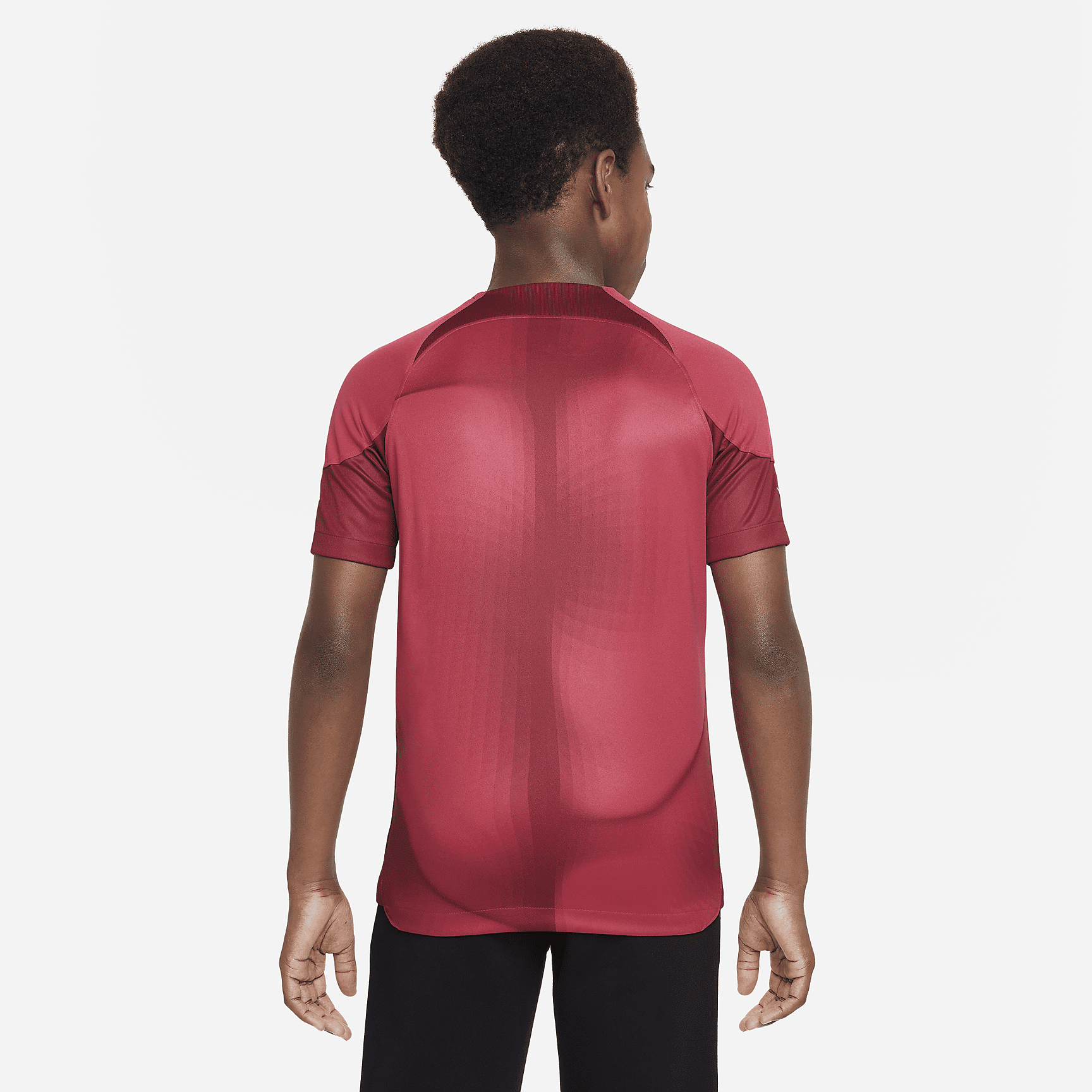 U.S. 2022/23 Stadium Goalkeeper Big Kids' Nike Dri-FIT Short-Sleeve Soccer Jersey - Mystic Hibiscus/Team Red/White