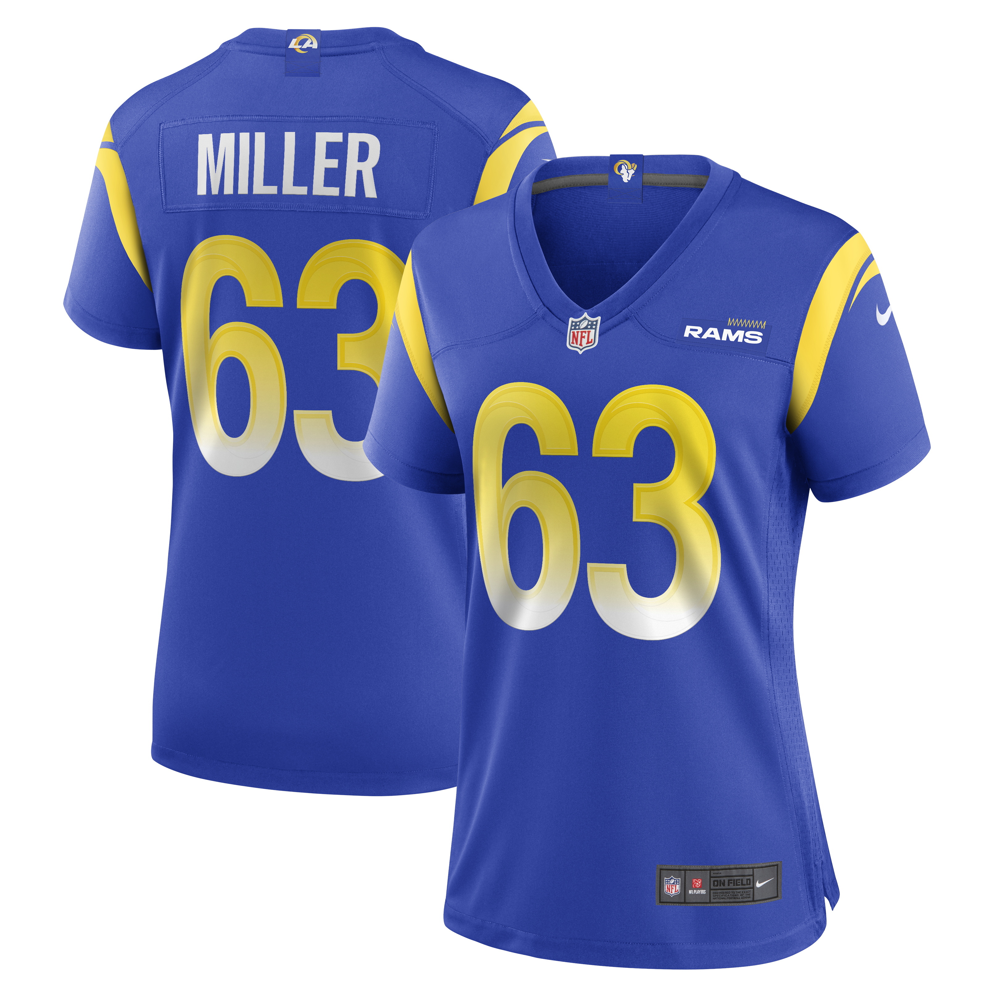 Grant Miller Los Angeles Rams Nike Women's  Game Jersey - Royal