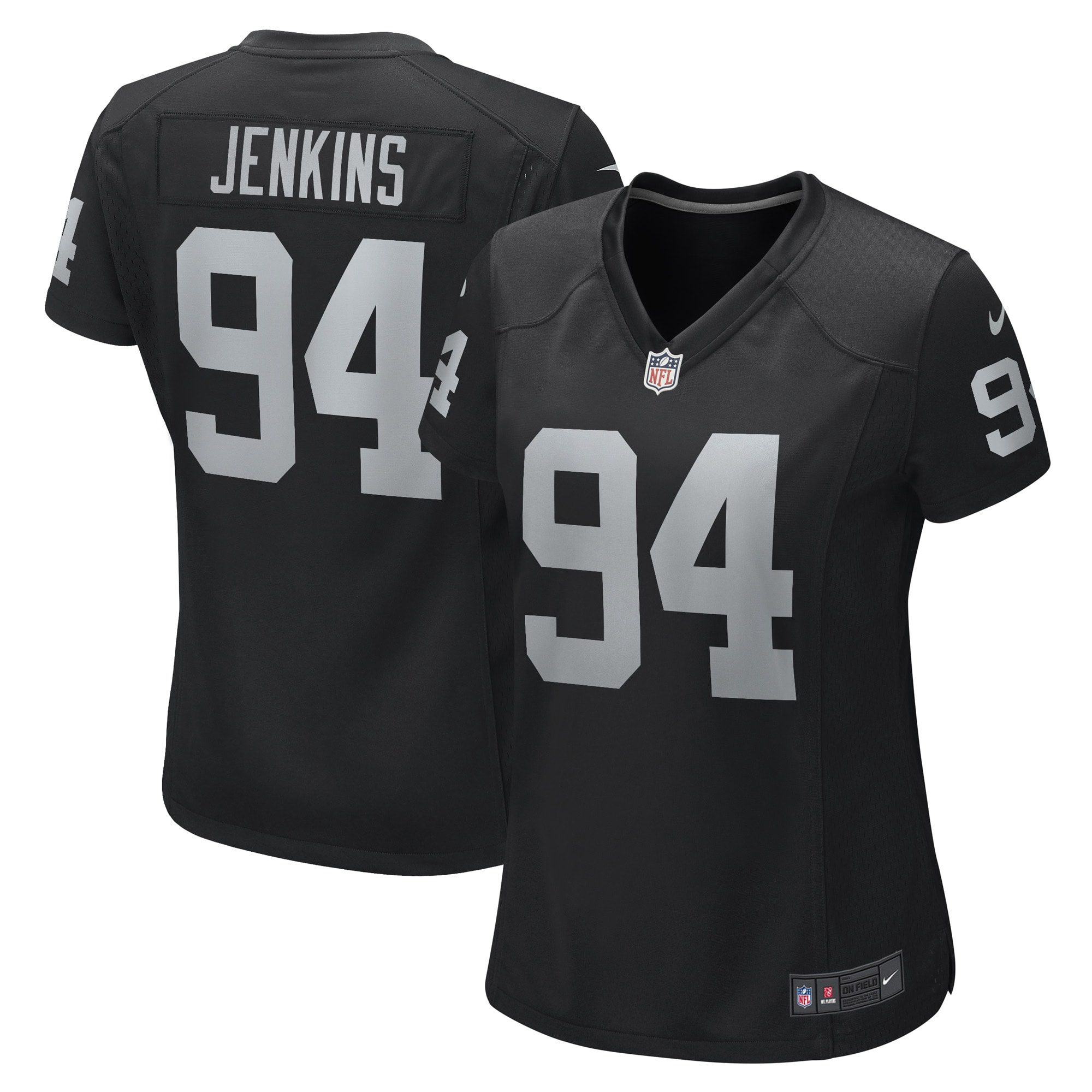 Jordan Jenkins Las Vegas Raiders Nike Women's Game Player Jersey - Black