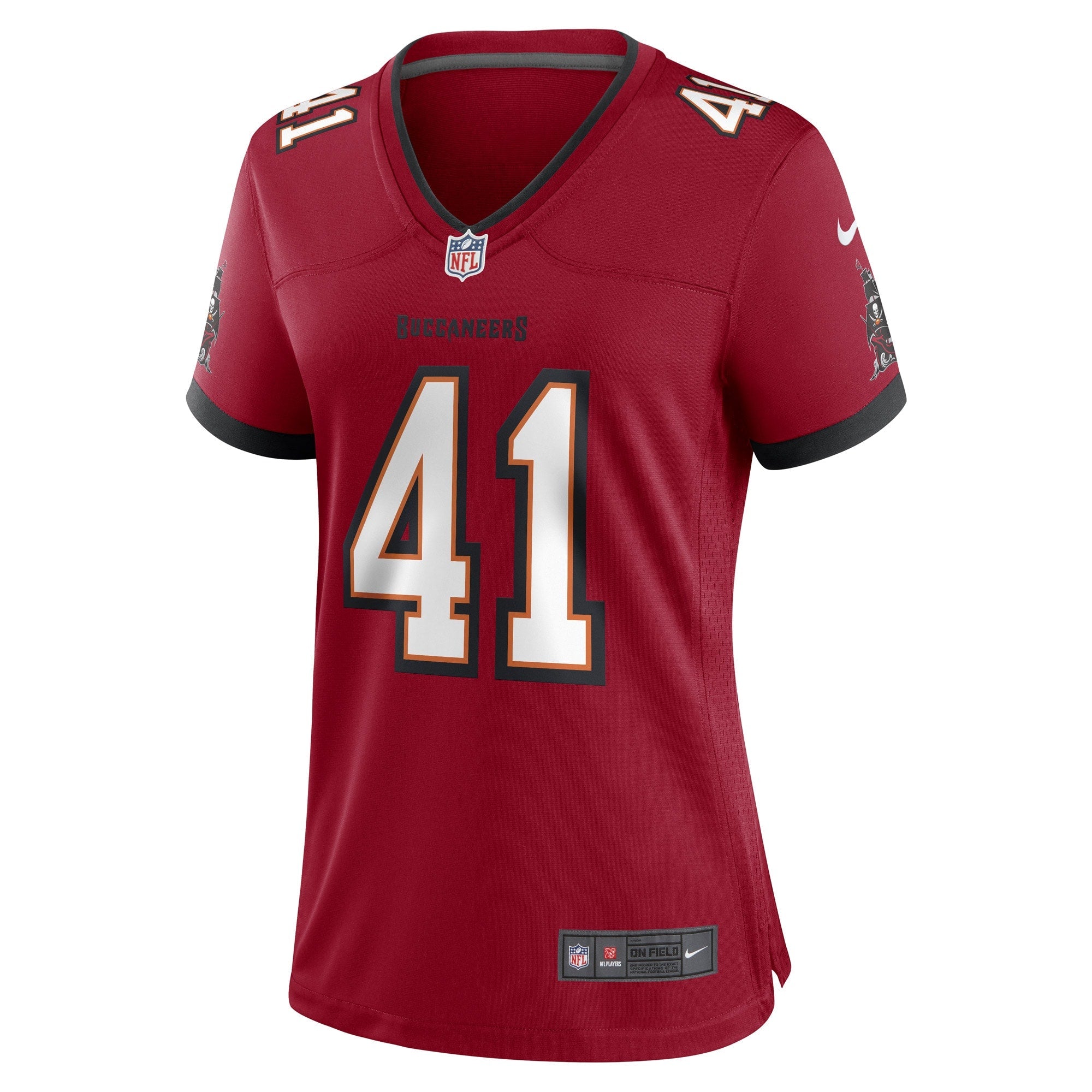 Women's Nike Ko Kieft Red Tampa Bay Buccaneers Game Player Jersey