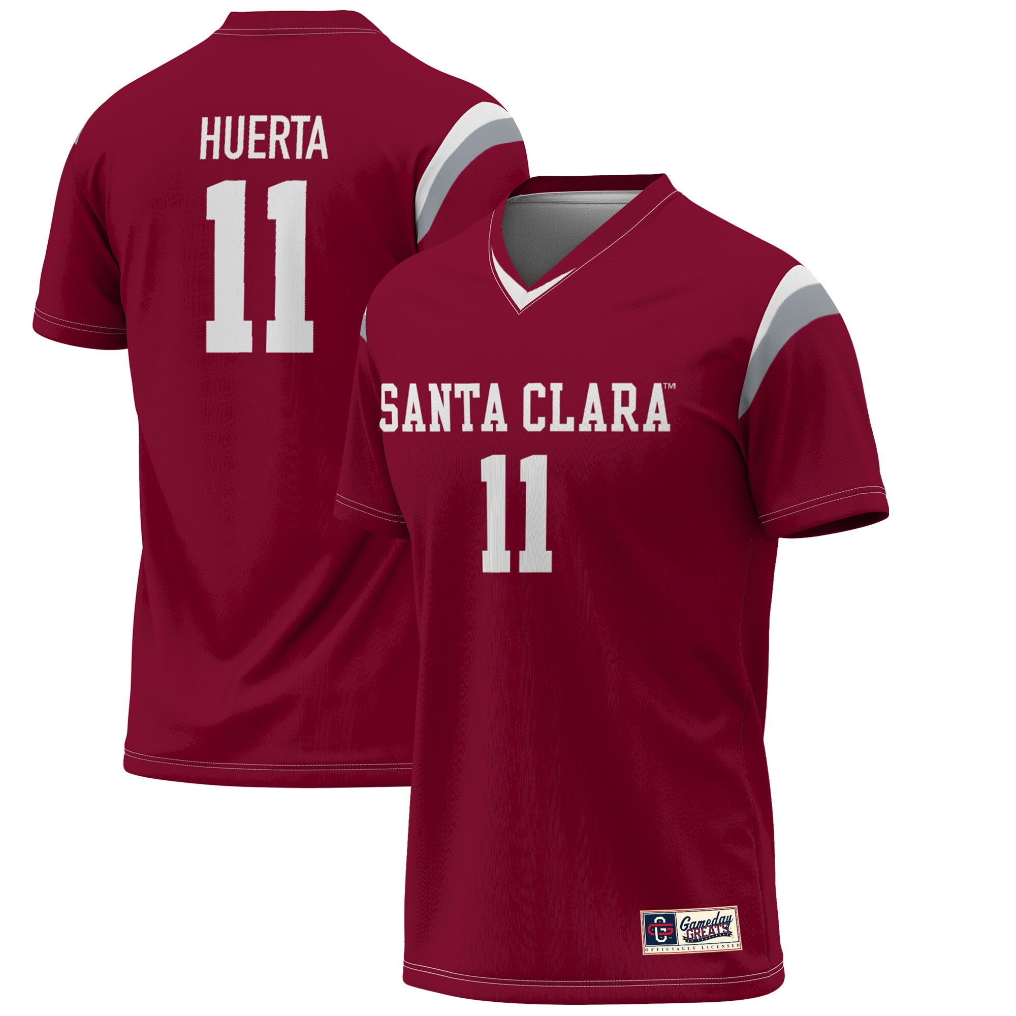 Sofia Huerta Santa Clara Broncos ProSphere Alumni Soccer Jersey - Maroon