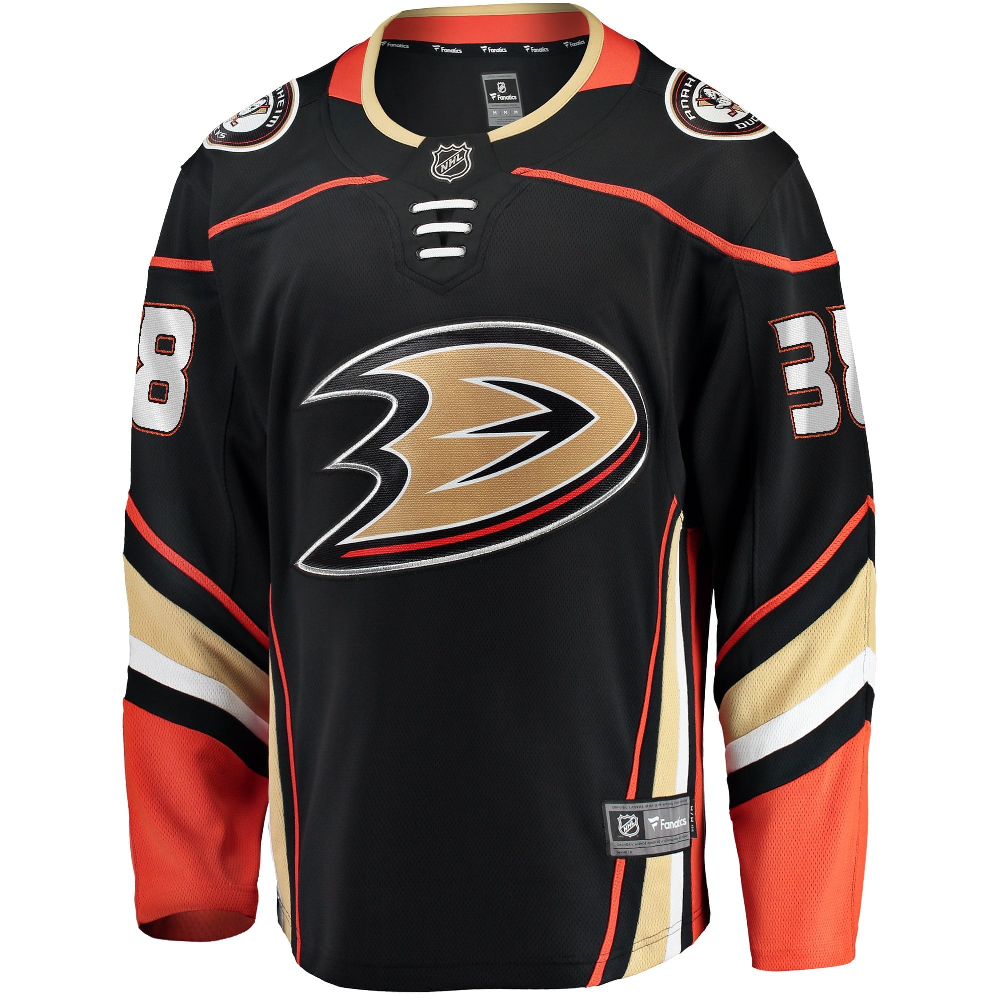 Men's Fanatics Branded Derek Grant Black Anaheim Ducks Home Breakaway Player Jersey