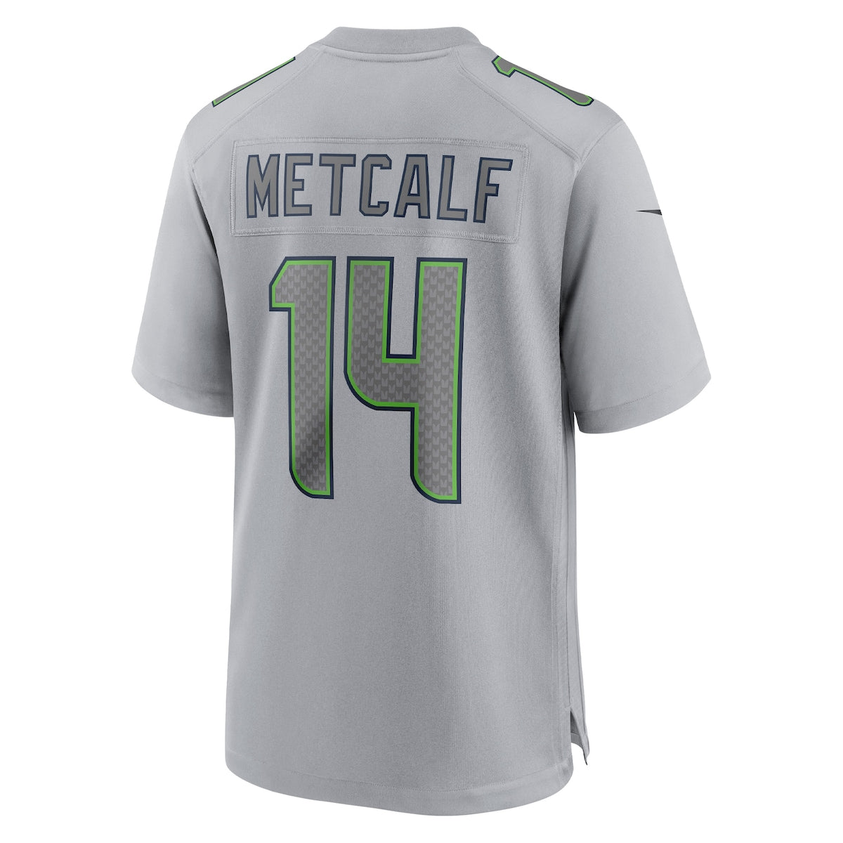 Men's DK Metcalf Nike Seahawks Atmosphere Fashion Game Jersey - Grey