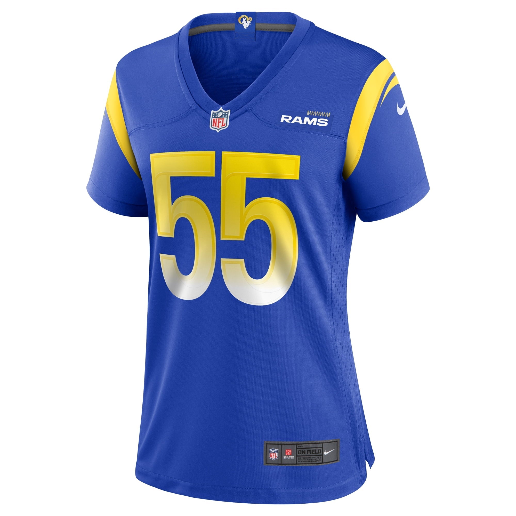 Women's Nike Brian Allen Royal Los Angeles Rams Game Jersey