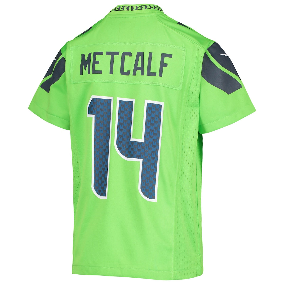Boys' Grade School DK Metcalf Nike Seahawks College Team Color Game Jersey - Green