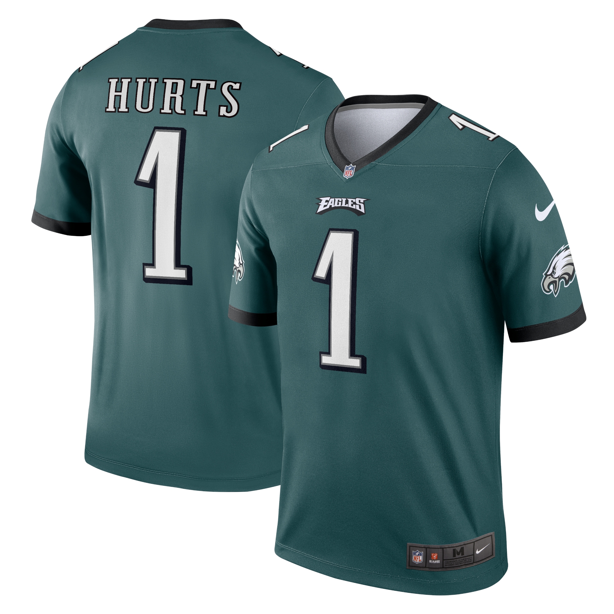 Jalen Hurts Philadelphia Eagles Nike Legend Jersey - Midnight Green