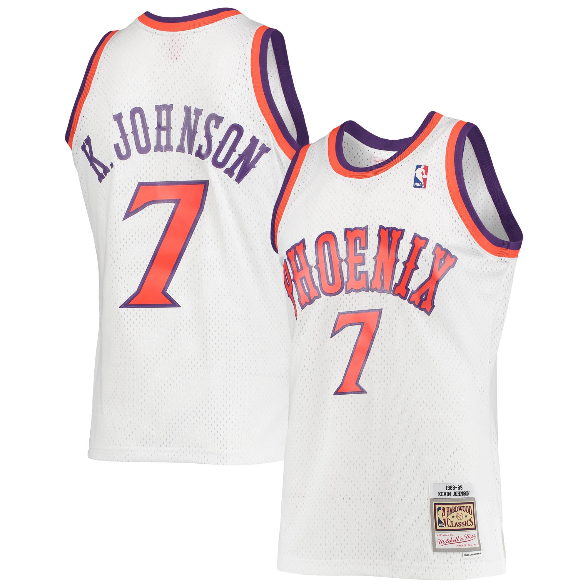 Kevin Johnson Phoenix Suns Mitchell & Ness Hardwood Classics Swingman Jersey - White