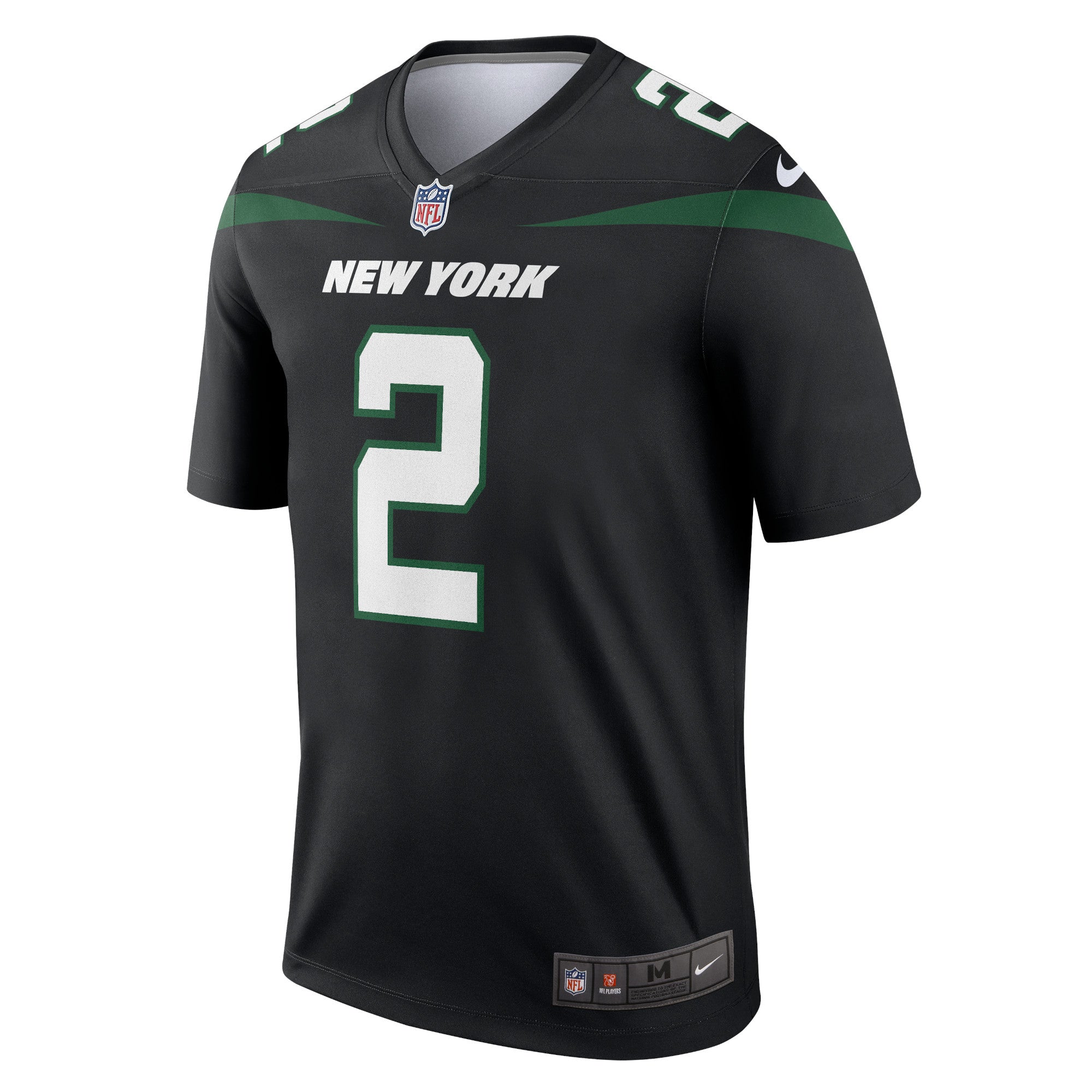 Men's Nike Zach Wilson Black New York Jets Legend Jersey