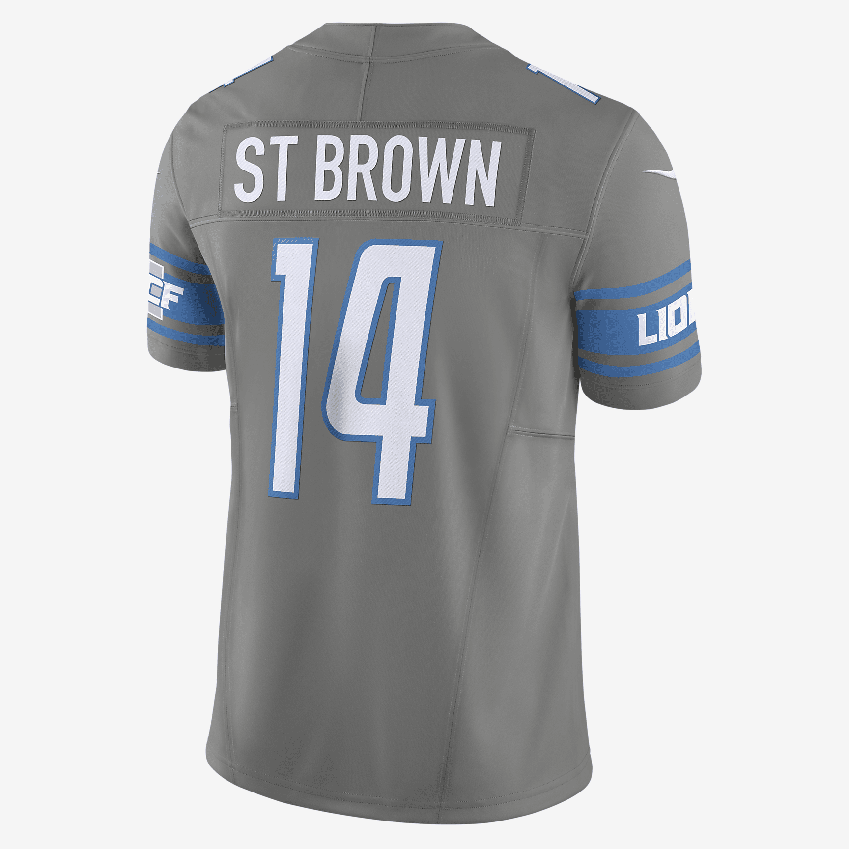Amon-Ra St. Brown Detroit Lions Men's Nike Dri-FIT NFL Limited Football Jersey - Steel