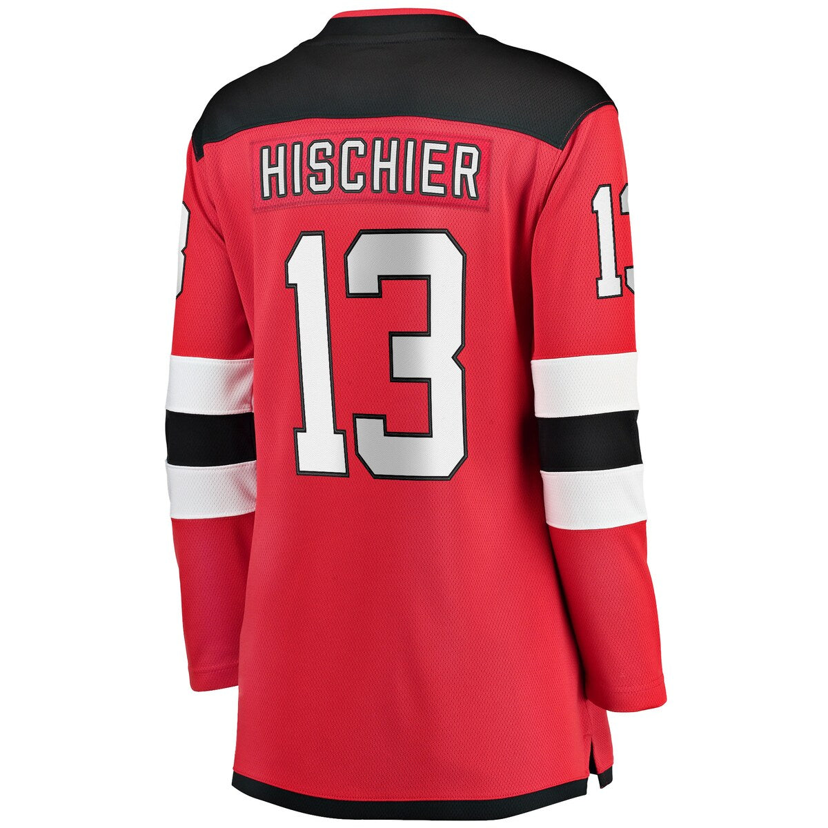Women's Nico Hischier Fanatics Devils Alternate Premier Breakaway Jersey - Red