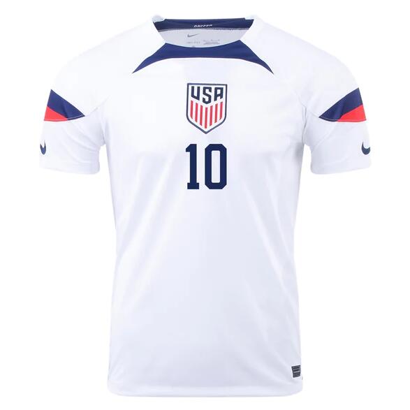 Pulisic USMNT Home Jersey USA 2022 World Cup Kit