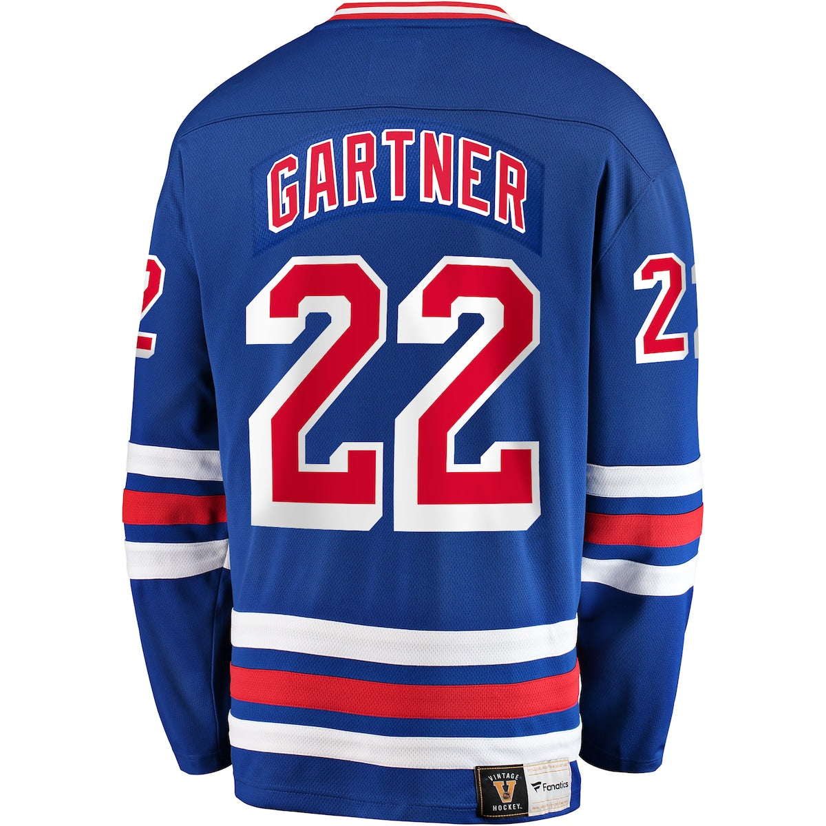 Men's Mike Gartner Fanatics Rangers Premier Breakaway Retired Jersey - Blue