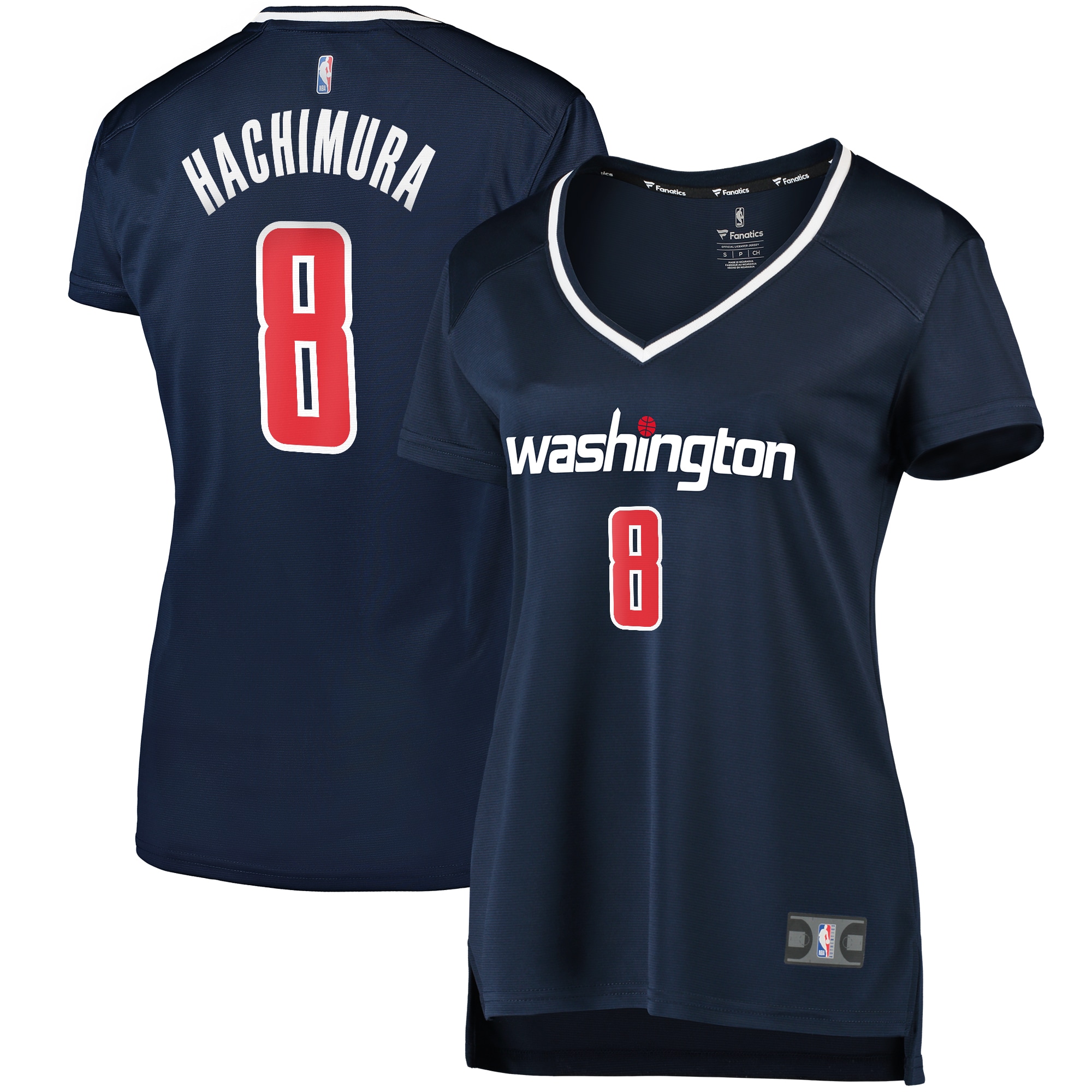 Rui Hachimura Washington Wizards Fanatics Branded Women's Fast Break Replica Jersey Navy - Statement Edition