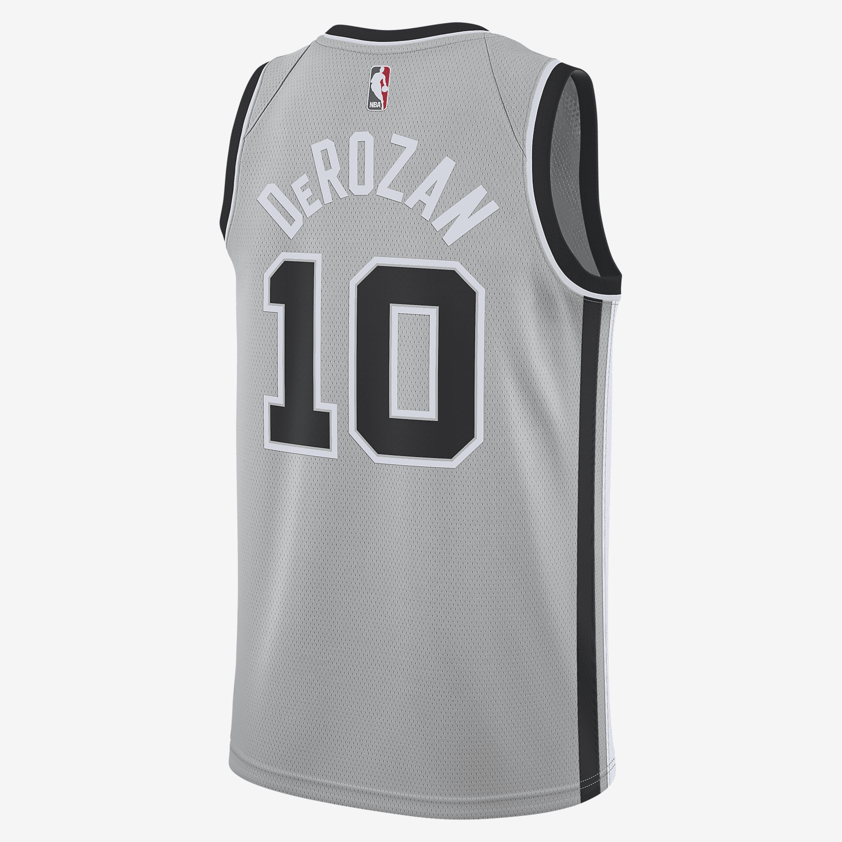 DeMar DeRozan Spurs Statement Edition Nike NBA Swingman Jersey - Flat Silver/Black/White