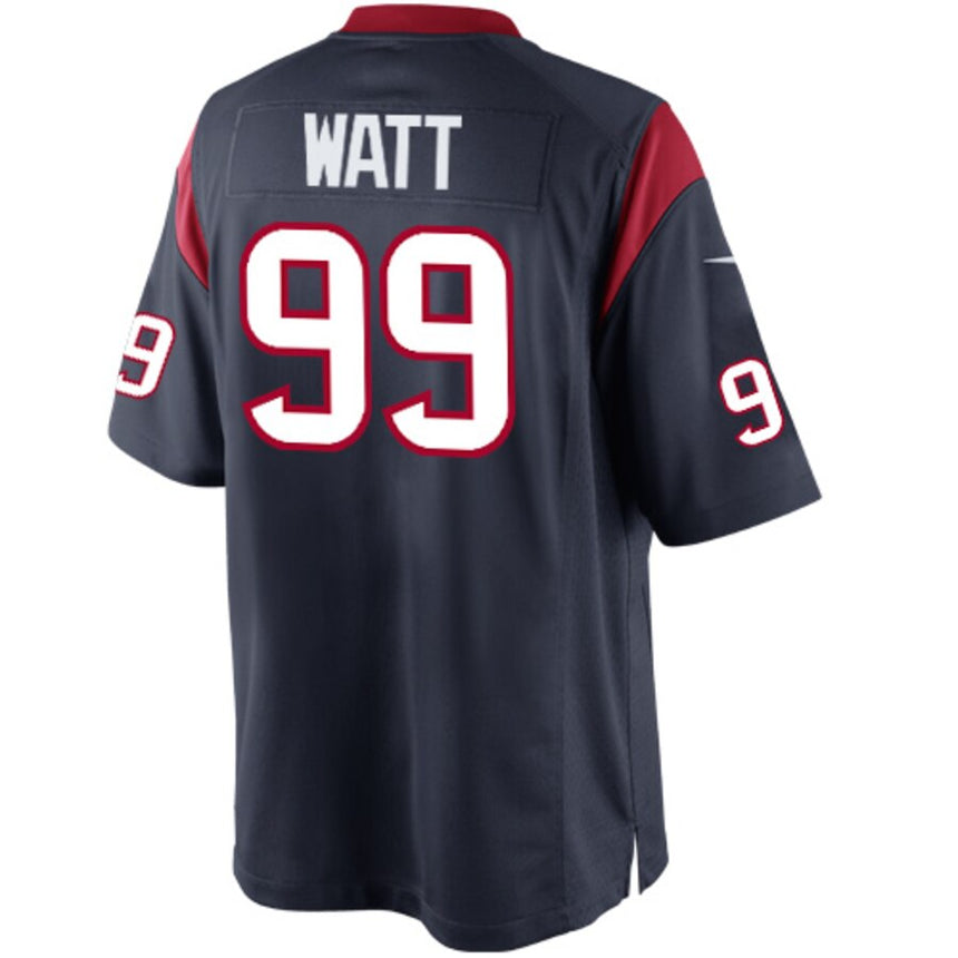Men's Houston Texans JJ Watt Navy Blue Team Color Limited Jersey