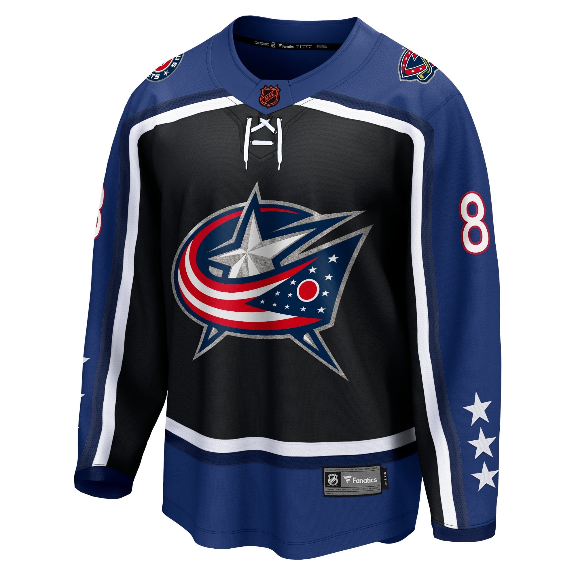 Men's Fanatics Branded Zach Werenski Black Columbus Blue Jackets Special Edition 2.0 Breakaway Player Jersey