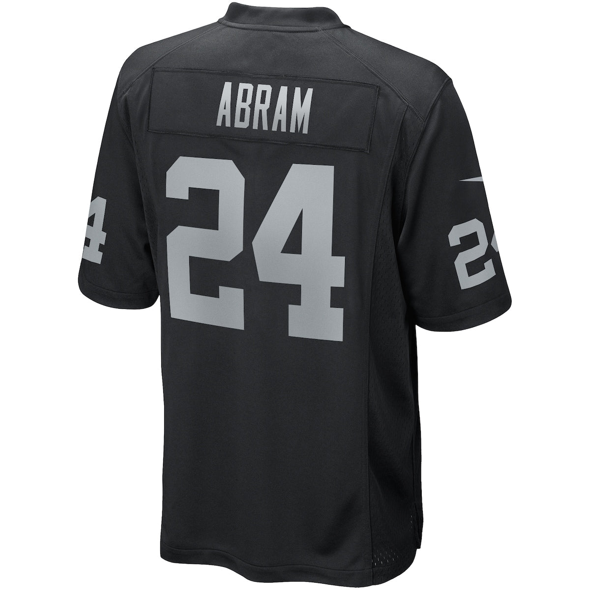 Men's Johnathan Abram Nike Raiders Game Day Jersey - Black