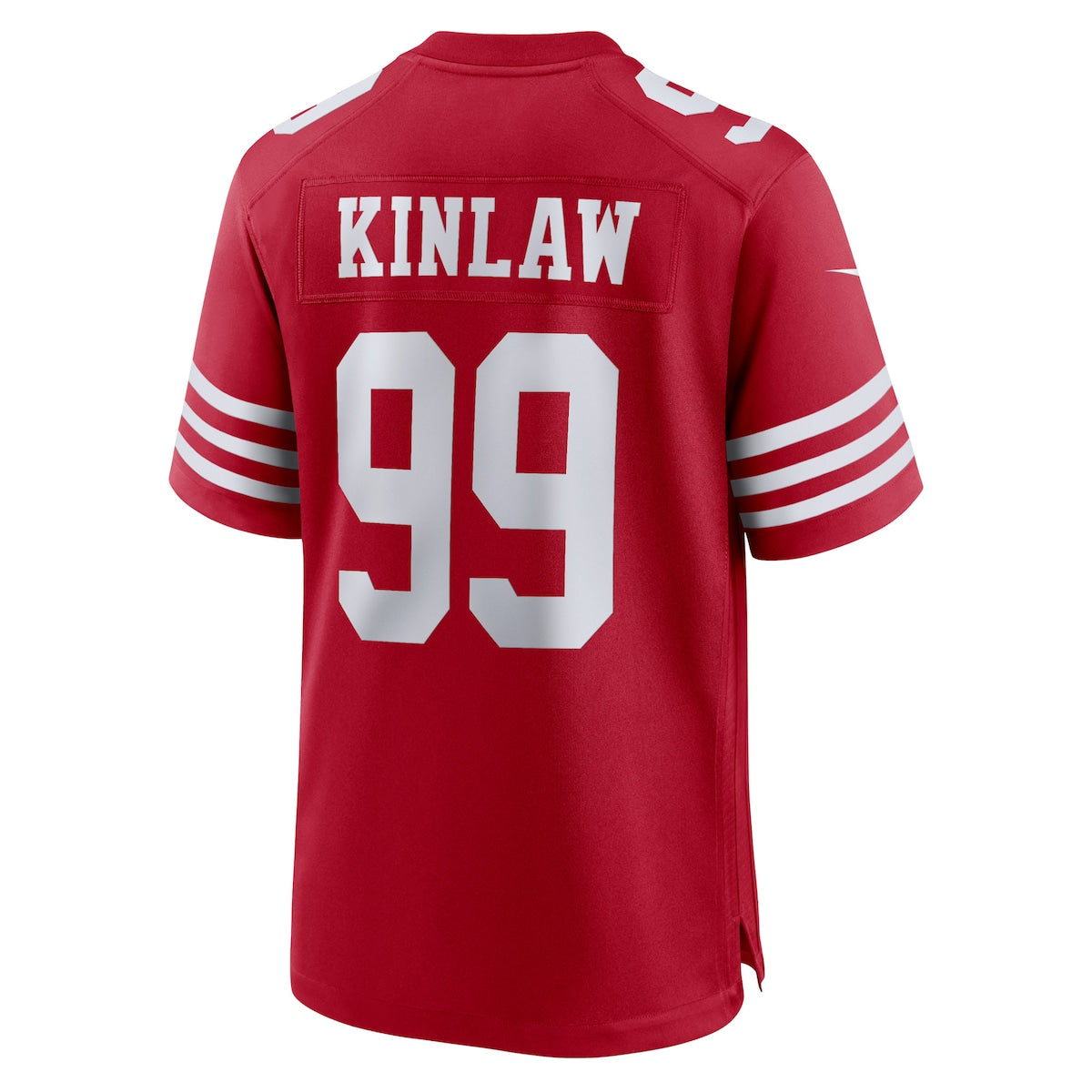 Men's Javon Kinlaw Nike 49ers Alternate Game Jersey - Red