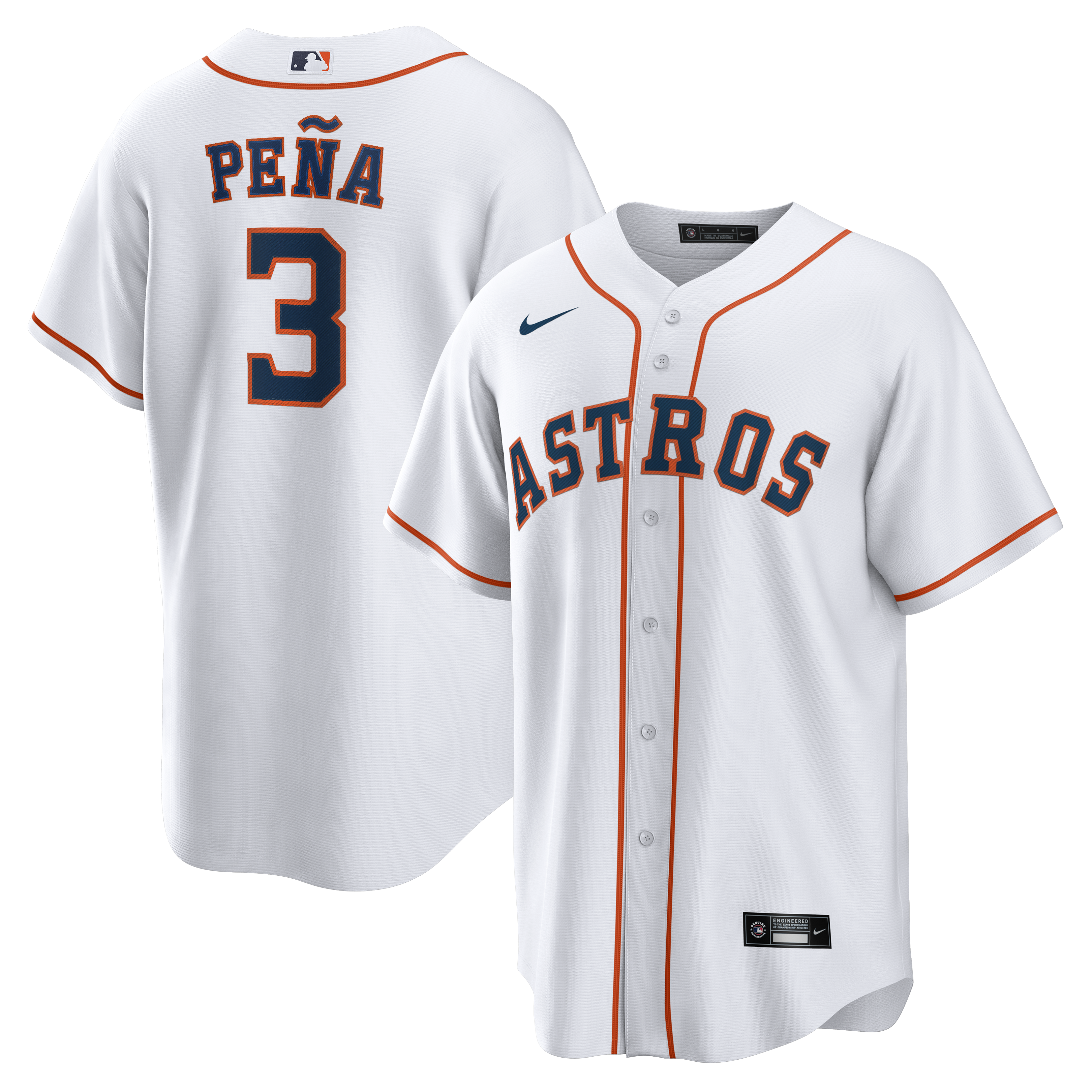 Jeremy Pena Youth Jersey - Houston Astros Replica Kids Home Jersey