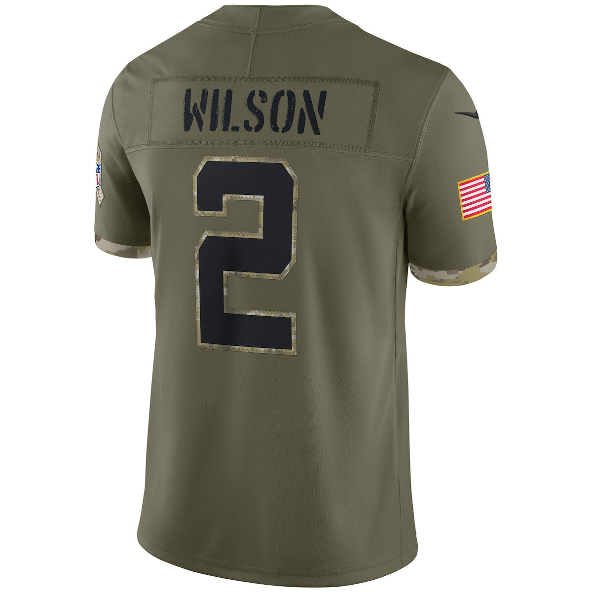 Men's Zach Wilson Nike Jets 2022 Salute To Service Limited Jersey - Green