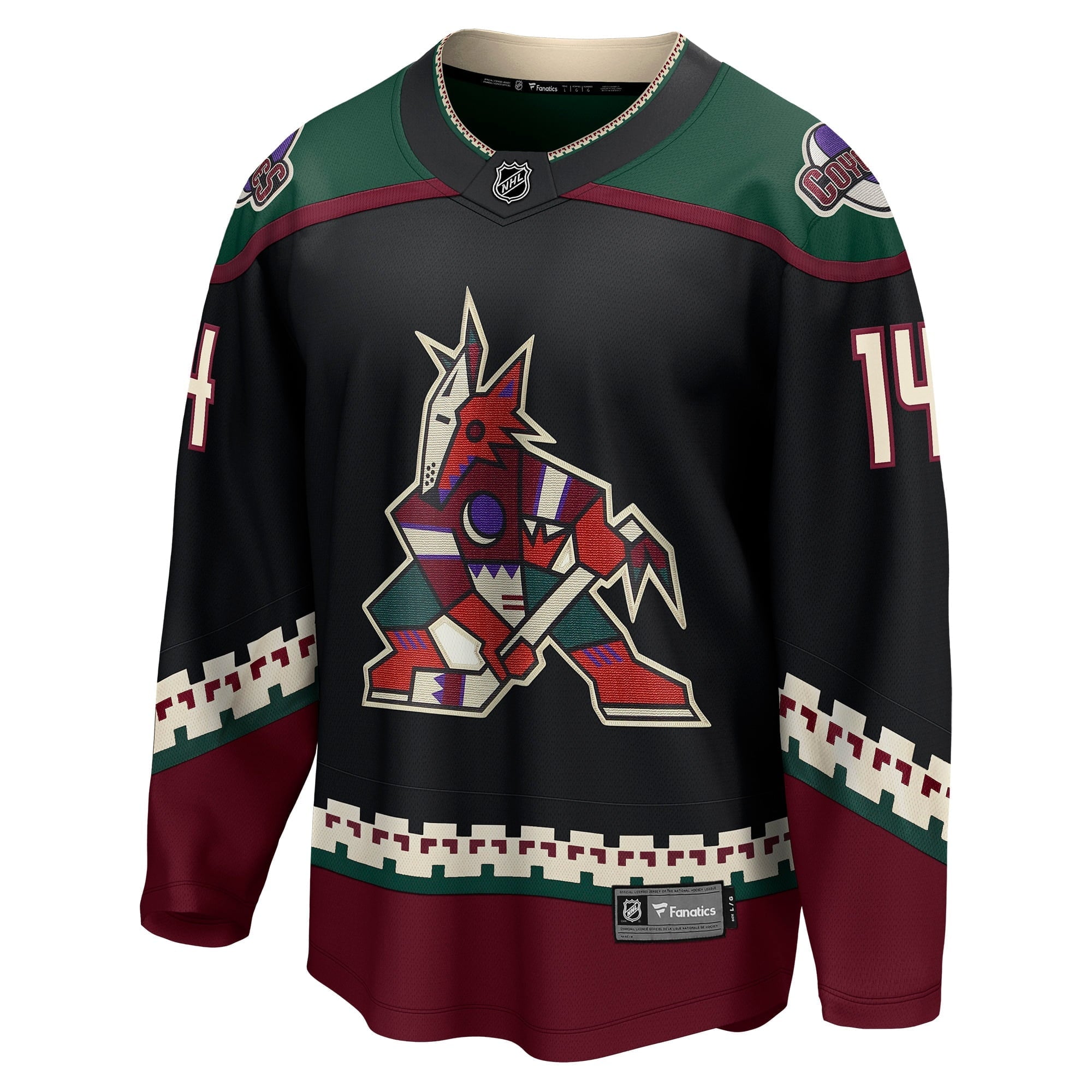 Men's Fanatics Branded Shayne Gostisbehere Black Arizona Coyotes Home Breakaway Player Jersey