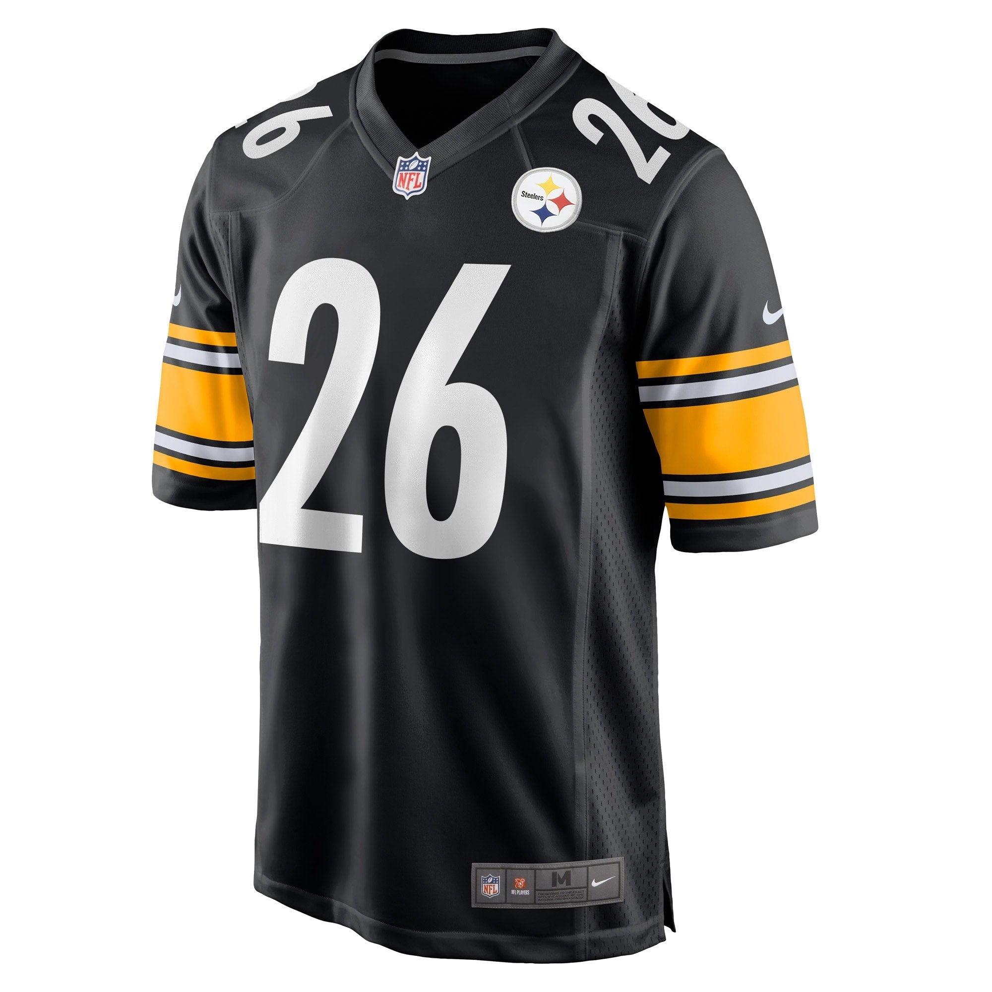 Men's Nike Anthony McFarland Jr. Black Pittsburgh Steelers Game Player Jersey